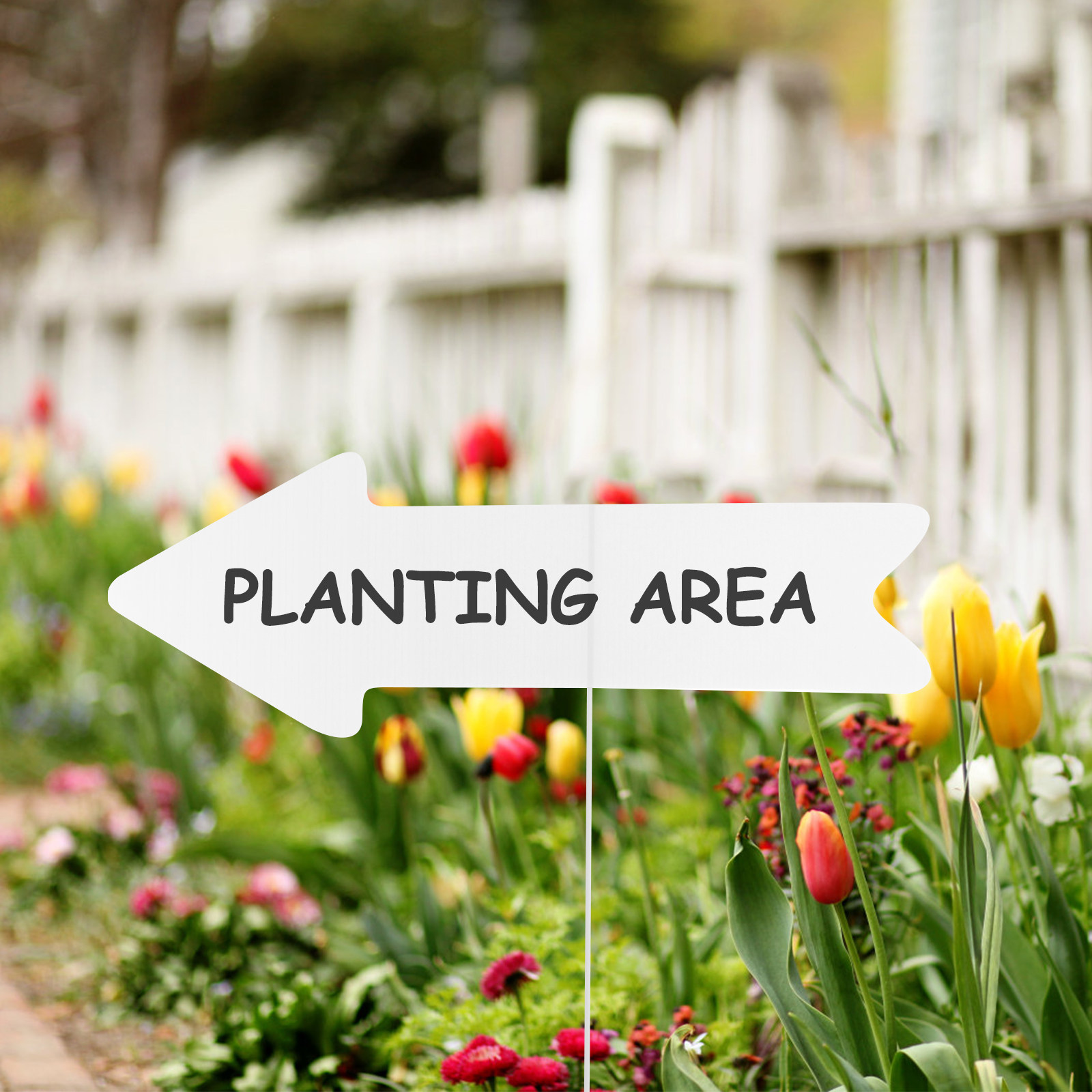 5Pcs Plastic Blank Yard Sign B - Yard Sign Blank recension och pris