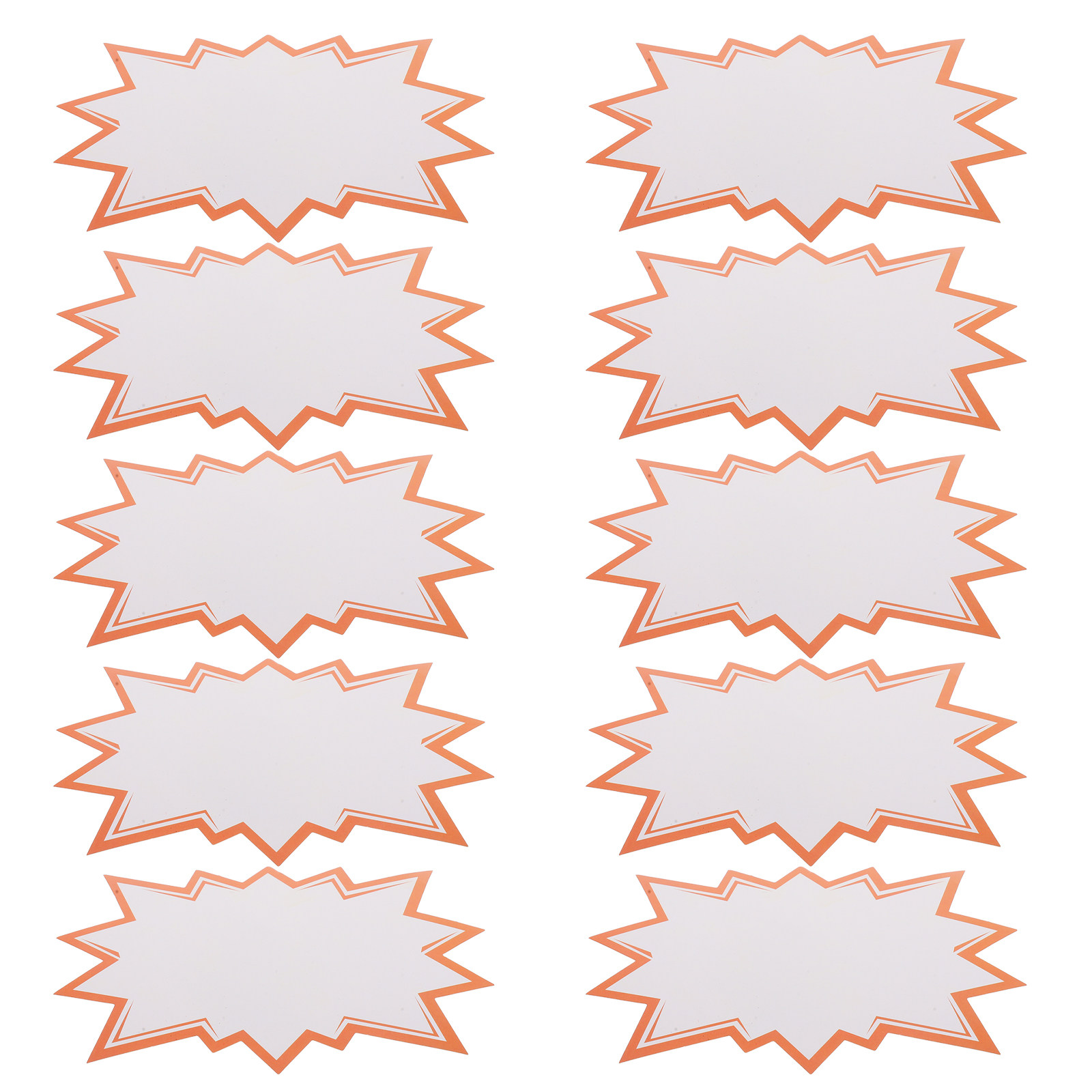 100Pcs Paper Price Display Tag - Yard Sign Blank recension och pris