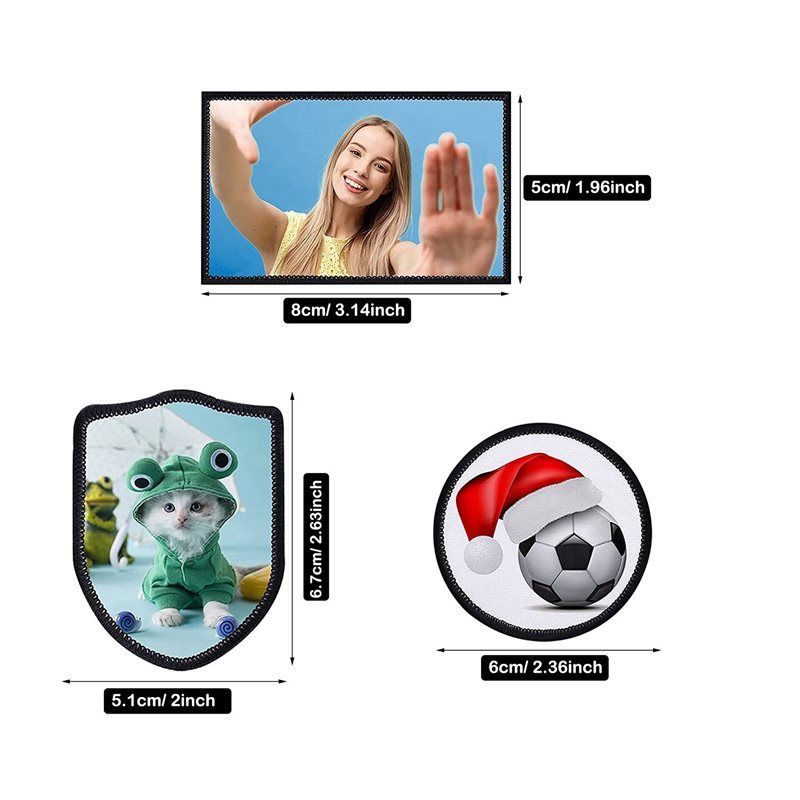 A01F-90Pc Sublimation Patches  - Hat Sublimation Blank recension och pris