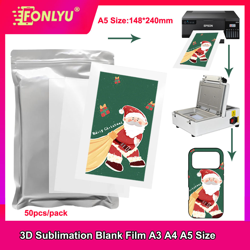A5 A4 A3 Size 3D Sublimation F - Phone Case Blank Print recension och pris