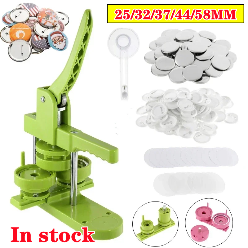 25/32/37/44MM Button Maker Mac - Button Badge Blank recension och pris