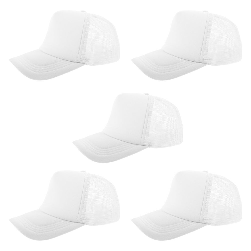 5Pcs Blank Baseball Hat Mesh D - Hat Sublimation Blank recension och pris
