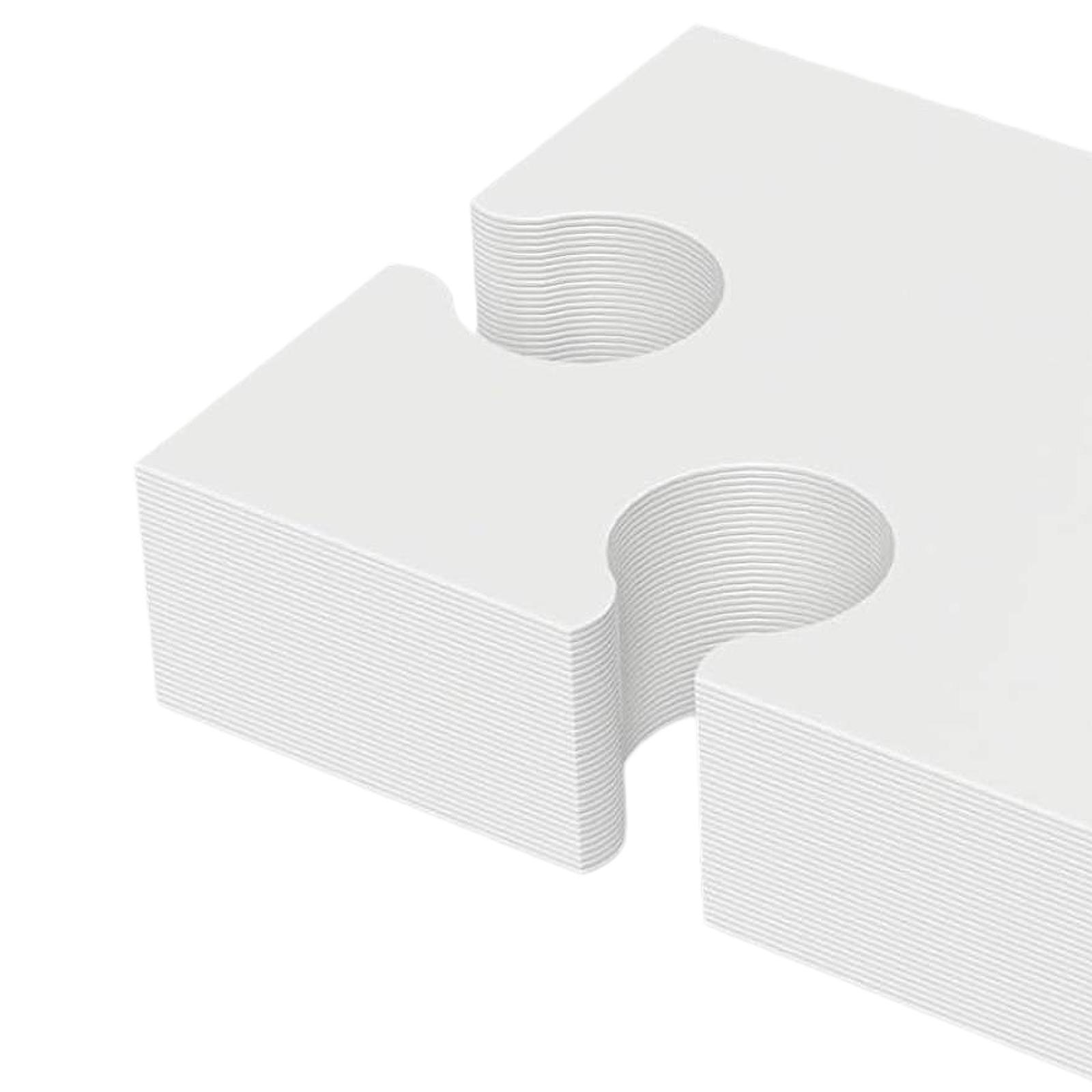 White Cardboard Puzzle Set Bla - Puzzle Blank White recension och pris