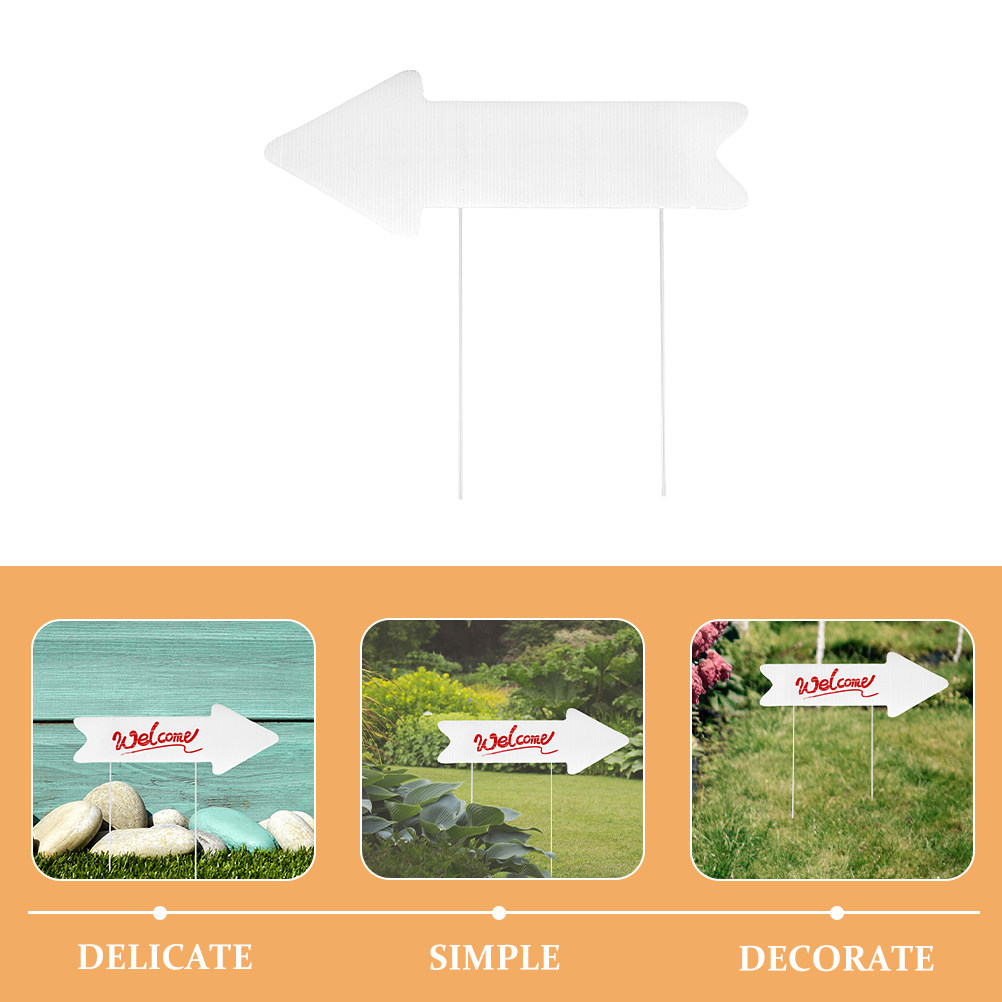 2Pcs Blank Yard Sign Corrugate - Yard Sign Blank recension och pris